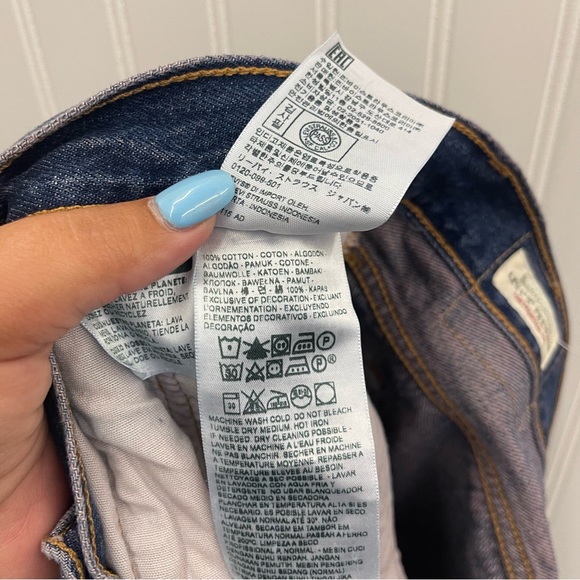 NWT Levi’s 501 Paisley Print Cut Off Shorts Sz 33 - Picture 10 of 11